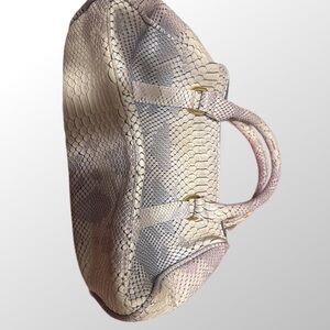 Elegant Cream and Gray Women's Bag